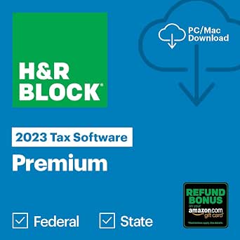 H&R Block Tax Software Premium 2023 for PC and Mac Download