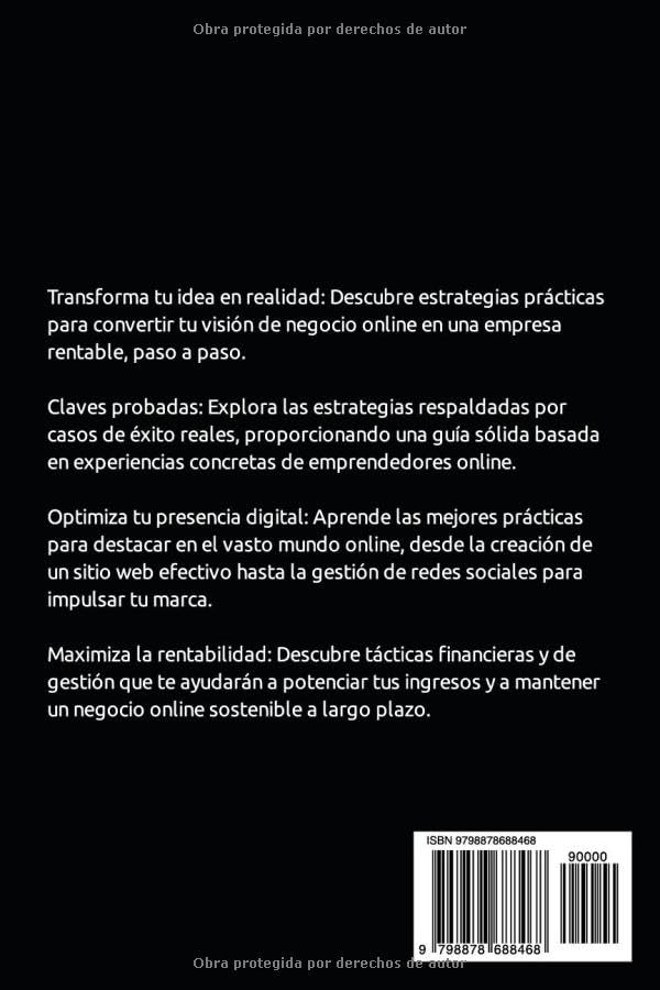 Miniatura 2 de Cómo Emprender un Negocio Online Claves para Transformar tu Idea en un Negocio Rentable (Spanish Edition)