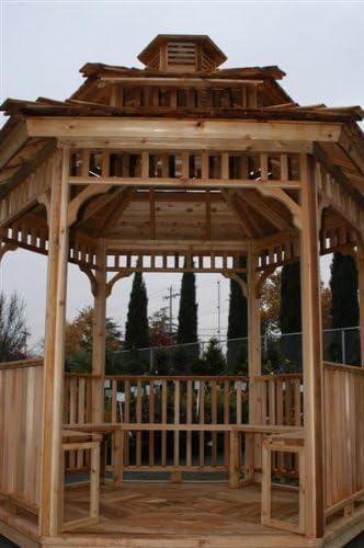 8 ft Hexagon Precut Gazebo Kit