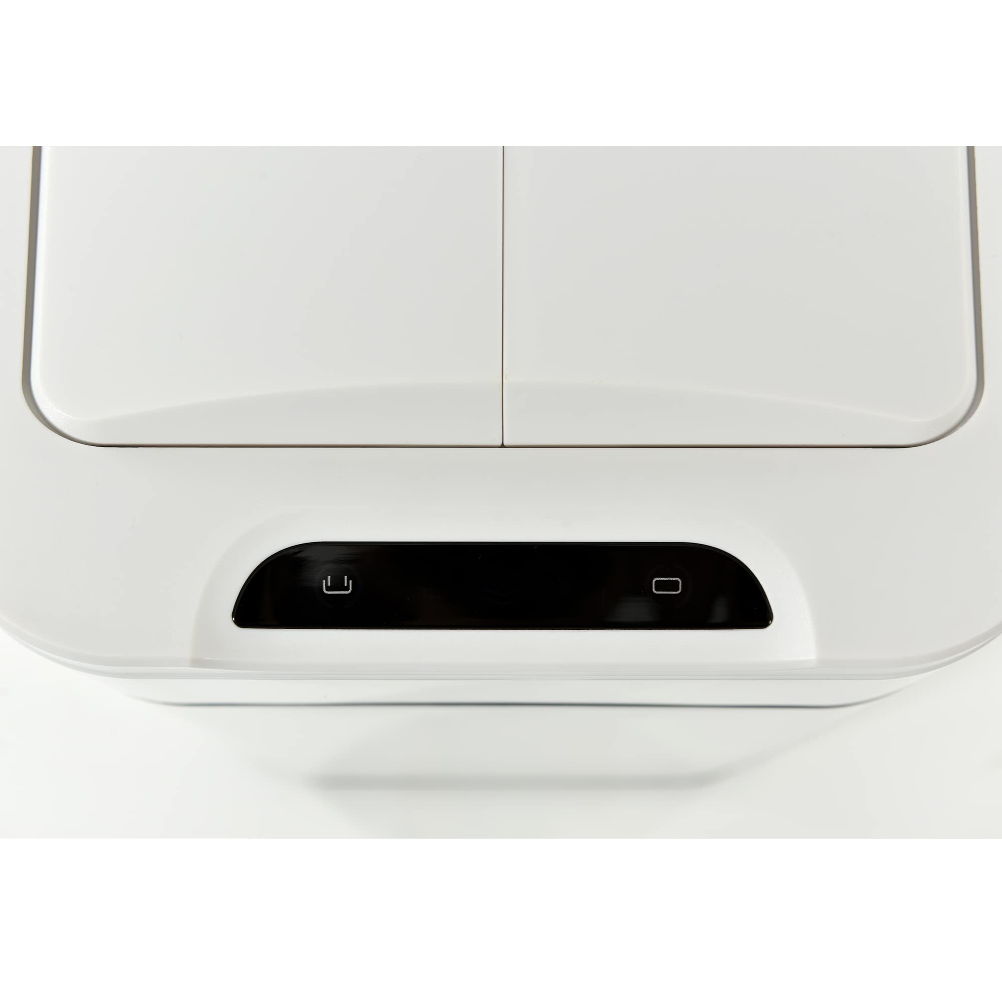 HIROHRTV ゴミ箱 自動開閉 50L センサー式 蓋付き ステンレス製 ダストボックス 非接触 大型 大容量 スリム 密閉 防臭 キッチン リビング オフィス 室内用 介護 生ゴミ おむつ 縦型 センサーゴミ箱 (白) - 5