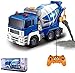 WANIYA1 Chariot de mélangeur de ciment de télécommande à 6 canaux 1/20 Rc Construction camion enfants jouet 2. 4g rc Voiture avec son et lumière grand Rc Jouet de mélangeur en béton de camion for adul