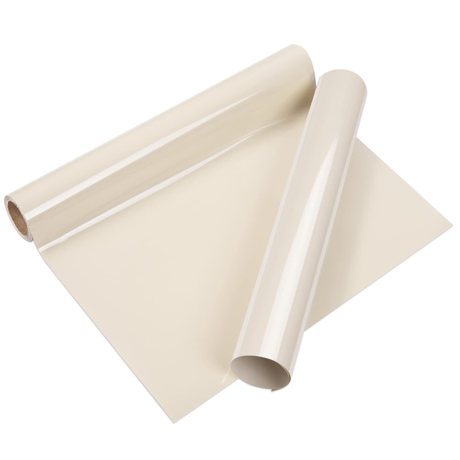 Sponsored Ad – VINYL FROG Heat Transfer Vinyl Roll HTV Vinyl - 30.5x155cm Beige Iron on Vinyl for T-Shirts, Heat Press Vinyl for DIY Craft Designs