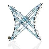 HairZing Double Cross Hair Comb, Hair Accessory Perfect for Easy Ponytails, UpDos and Twists, Light Blue, Large