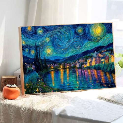 Kit Peinture Diamant Toile 60x90cm comme Cadeau de Loisirs