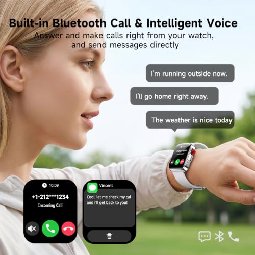 Image of Smart Watch for Men Women, Fitness Tracker Smartwatch 1.83 inch HD IP68 Gray
