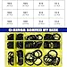 248 PCS 12 Sizes Hydraulic O-Ring Kit BOSS ORB Fittings, SAE 900 Series Buna-N 90 Durometer Boss Hydraulic Seal Kit