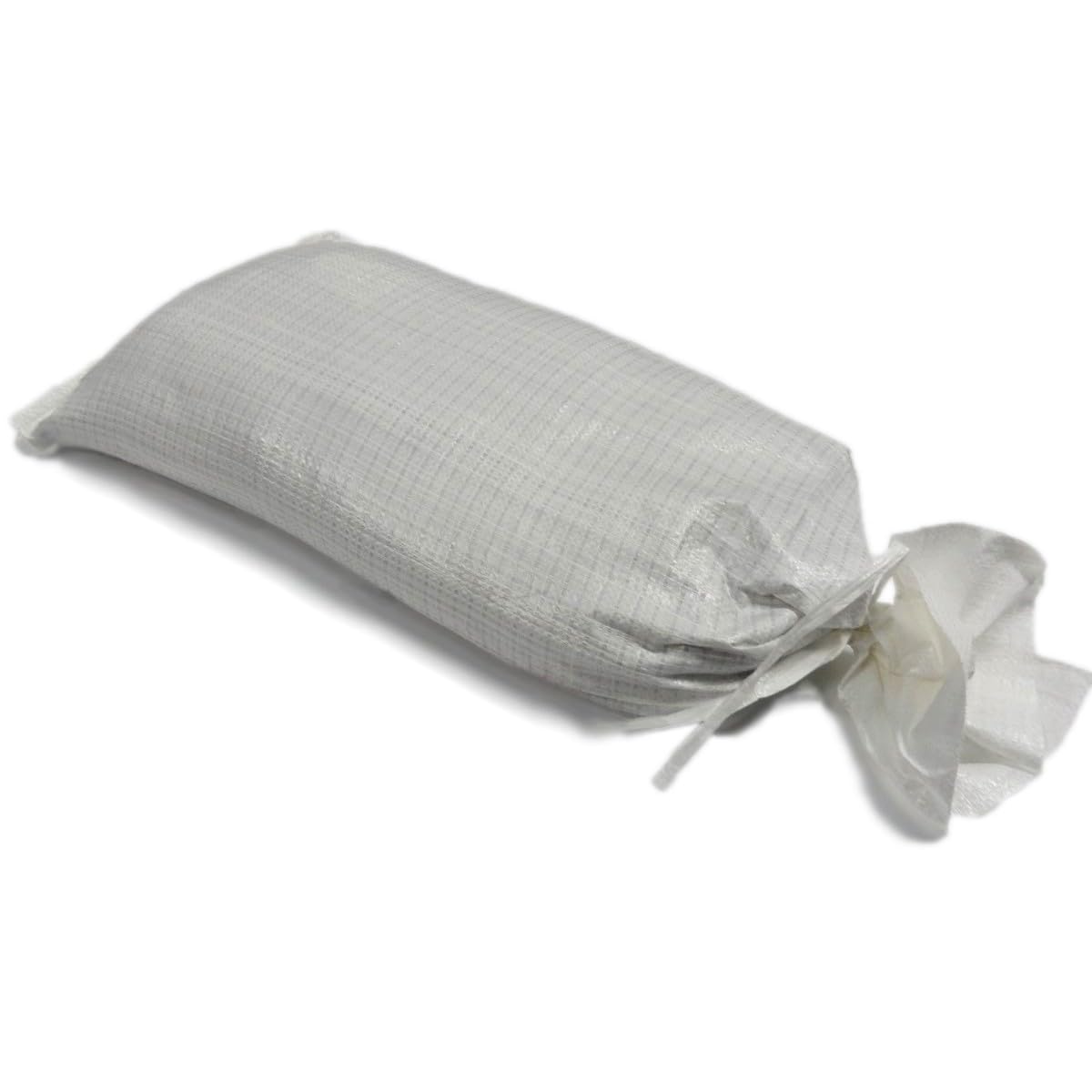 sackmaker FLOOD DEFENCE Heavy Duty Sandbags - White, Black & Yellow - UV Protected - Unfilled - Industrial Grade with Sunlight Protection (10, White)