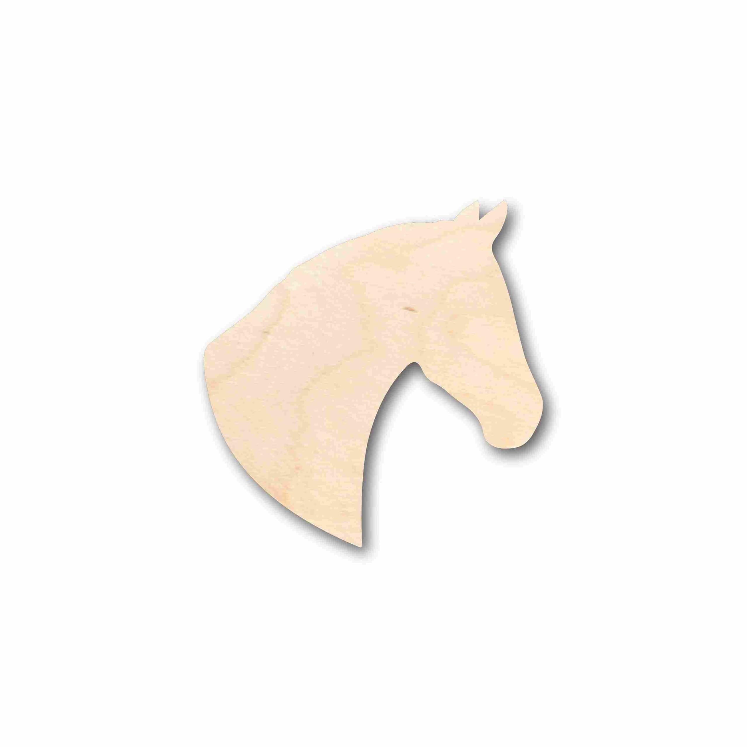 Unfinished Wood Horse Head Silhouette Craft up to 46" DIY 20" / 1/4"