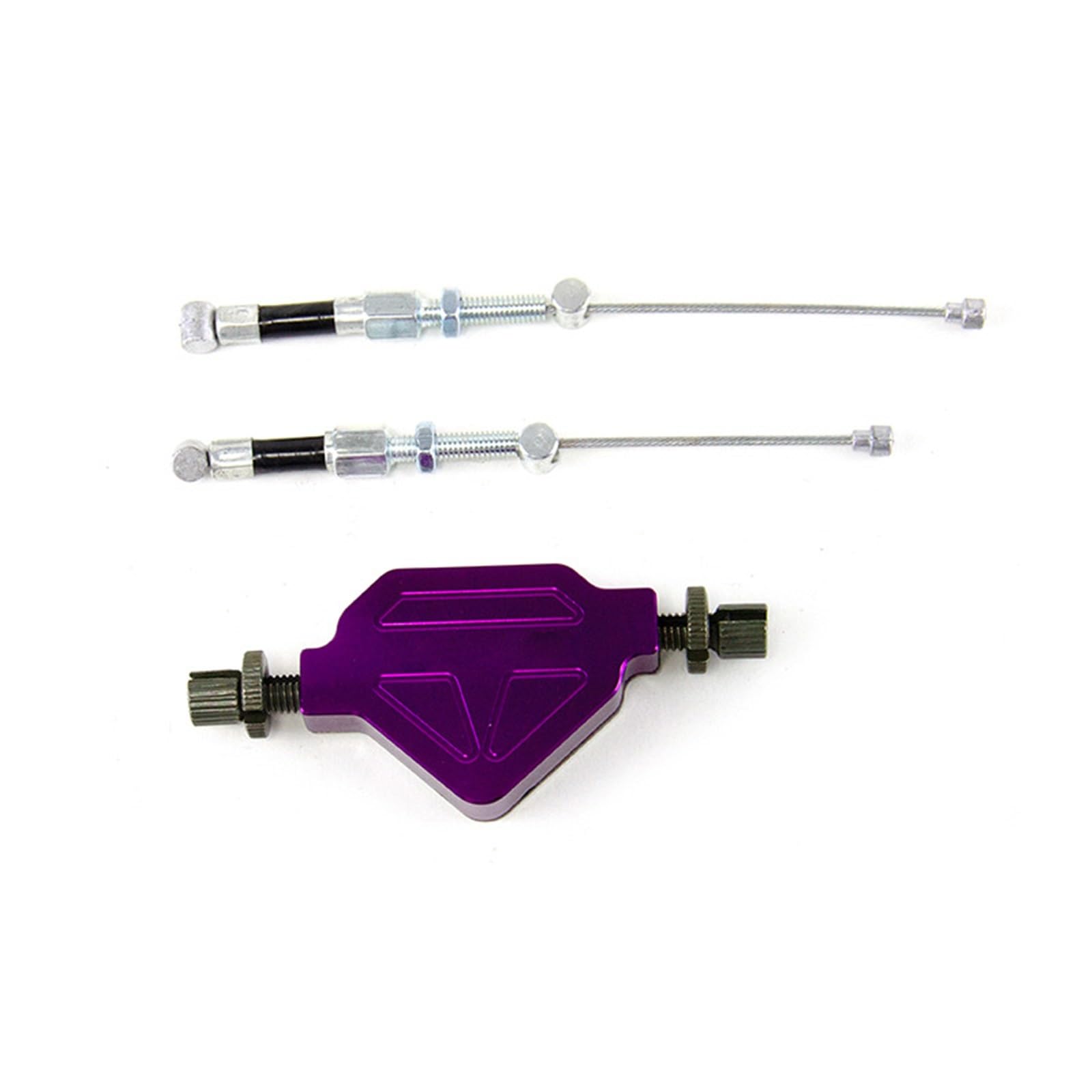 Hsyduhae Purple Motorbike Brake Levers Fit For Kawasaki Ninja Kx For Suzuki Gsr Gsxr Motorcycle Universal Easy Pull Clutch System Stunt Lever Cable(Purple)