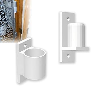 Compatible with Evenflo Baby Gate Wall Mount Brackets | Slide & Lock Security | Universal Playpen Panel Anchors | Sturdy Support