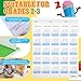 Ireer 1 Pcs One Page a Day Triple Digit Addition and Subtraction Math Problem Workbook for Grades 2-3, Just Tear Out a Page Each Day for Repetitive Math Practice