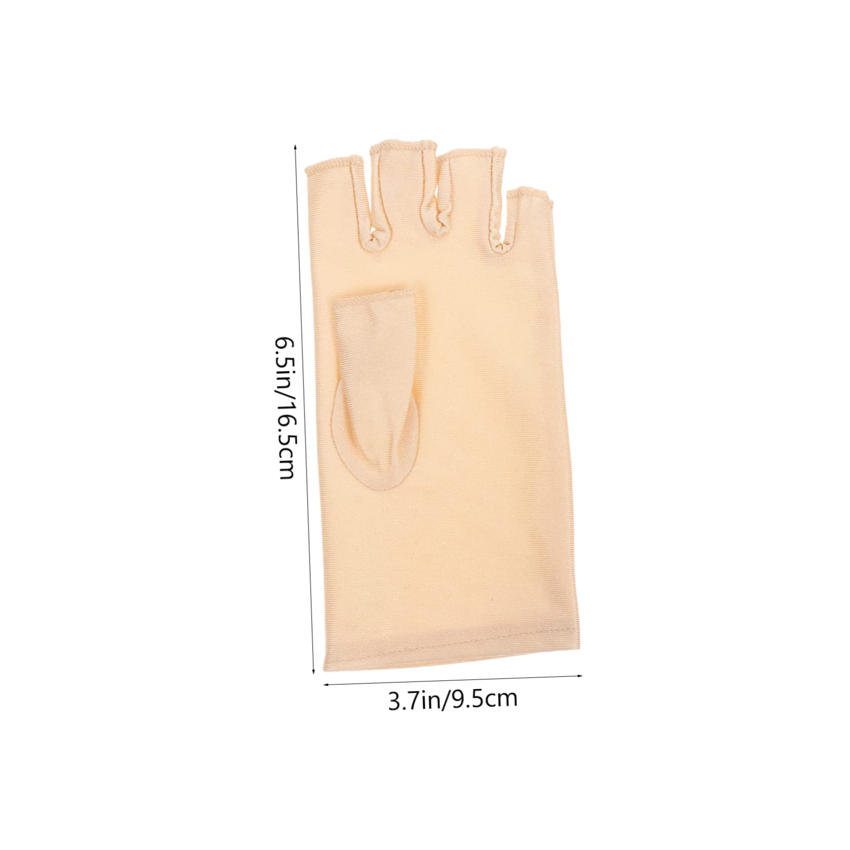 PACKOVE 2Pairs Unisex Half Finger Sunscreen Gloves Breathable Ice Cycling Gloves for Outdoor Sports UV Protection and Sweat Comfortable Fit for Riding and Driving