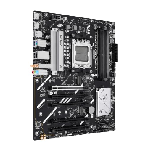 Image of ASUS Prime A620A-PLUS WiFi AMD ATX Motherboard, DDR5, WiFi 6, 1Gb LAN, PCIe 4.0, 2X M.2, DisplayPort, HDMI, 2X USB-C 5Gb