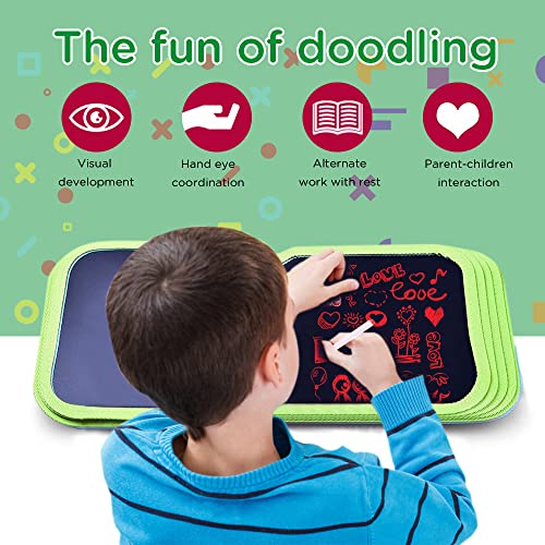 Ccinnoe Erasable Doodle Book For Kids-Toddlers Activity Toys Reusable Drawing Pads With 12 Watercolor Pens, Preschool Travel Art Toy, Road Trip Car Game Writing Painting Set For Boys And Girls (Dino) #TOP2
