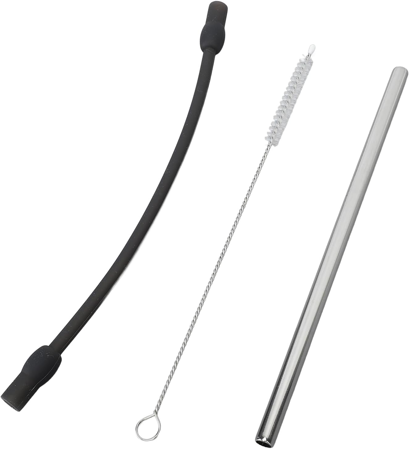 TOPINCN Coffee Machine Replacement Milk Tube Kit for & Coffee Machines, Black, Silicone & Stainless Steel, Easy to Install, Compatible with Espresso Machines, Includes Filter, 1 Count
