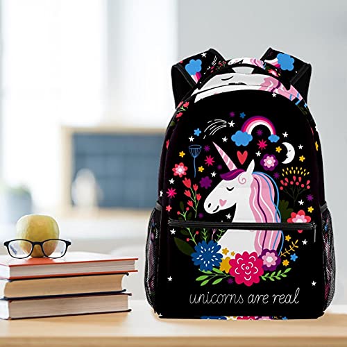 Sac à dos licorne pour sac d'école adolescent résistant à l'eau - 6