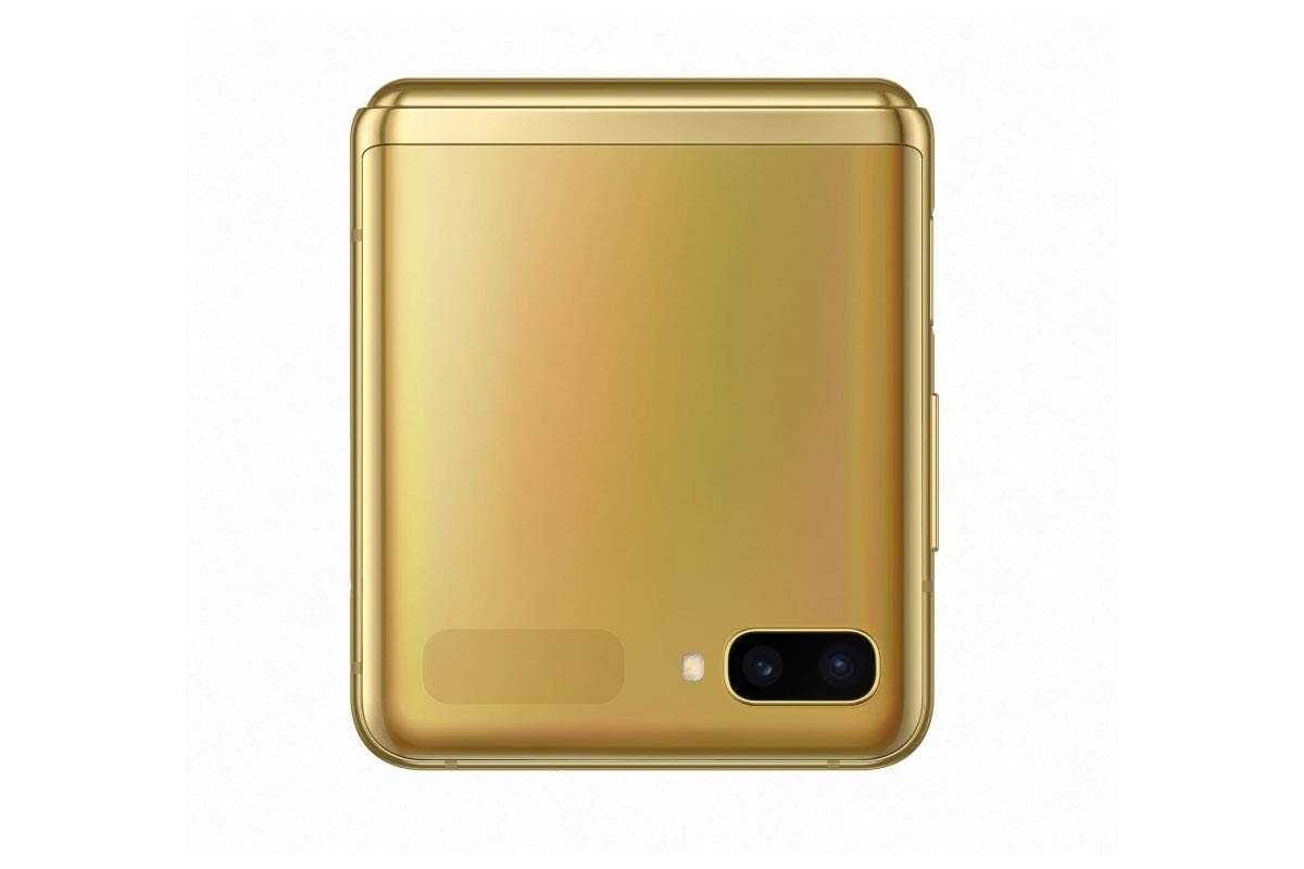 SAMSUNG - Galaxy Z Flip Gold  256GB SIMフリー New Samsung Galaxy Z Flip 256GB 8GB RAM 4G LTE Smartphone