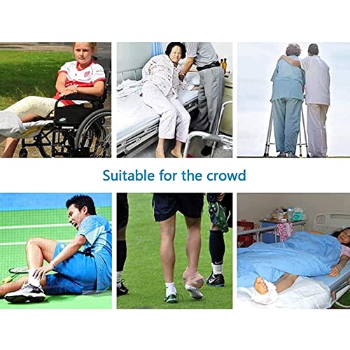 Férula ortopédica para pie caído, férula ortopédica para pie caído, soporte para pie y tobillo corto para andar - soporte estabilizador para pie y tobillo - compresión ajustable para cirugía del