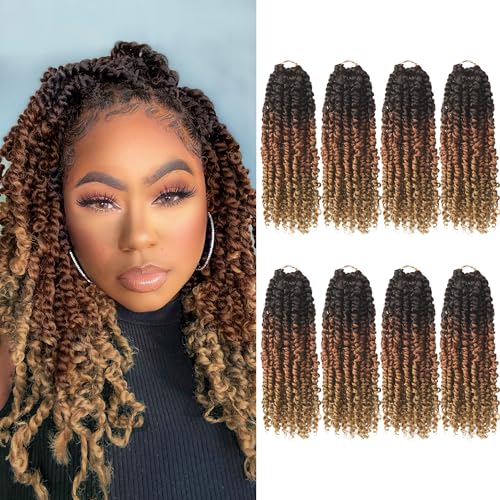 Crochet Passion Twist Hair 14 Inch 8Packs Crochet Hair Pre