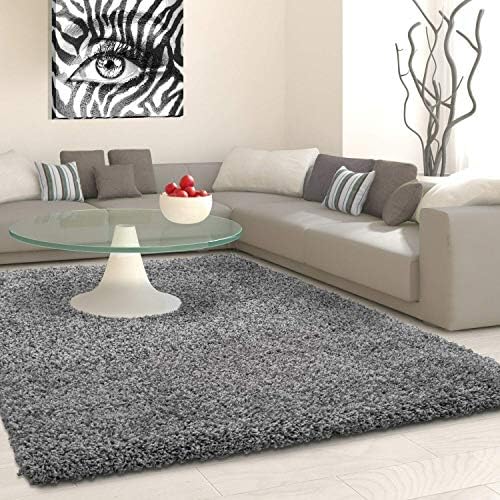SHAGGY Rug Rugs Living Room Large Soft Touch 5cm Thick Pile Modern Bedroom Living Room Area Rugs Non Shed (Ochre Mustard Yellow, 80cm x 150cm (3ft x 5ft))