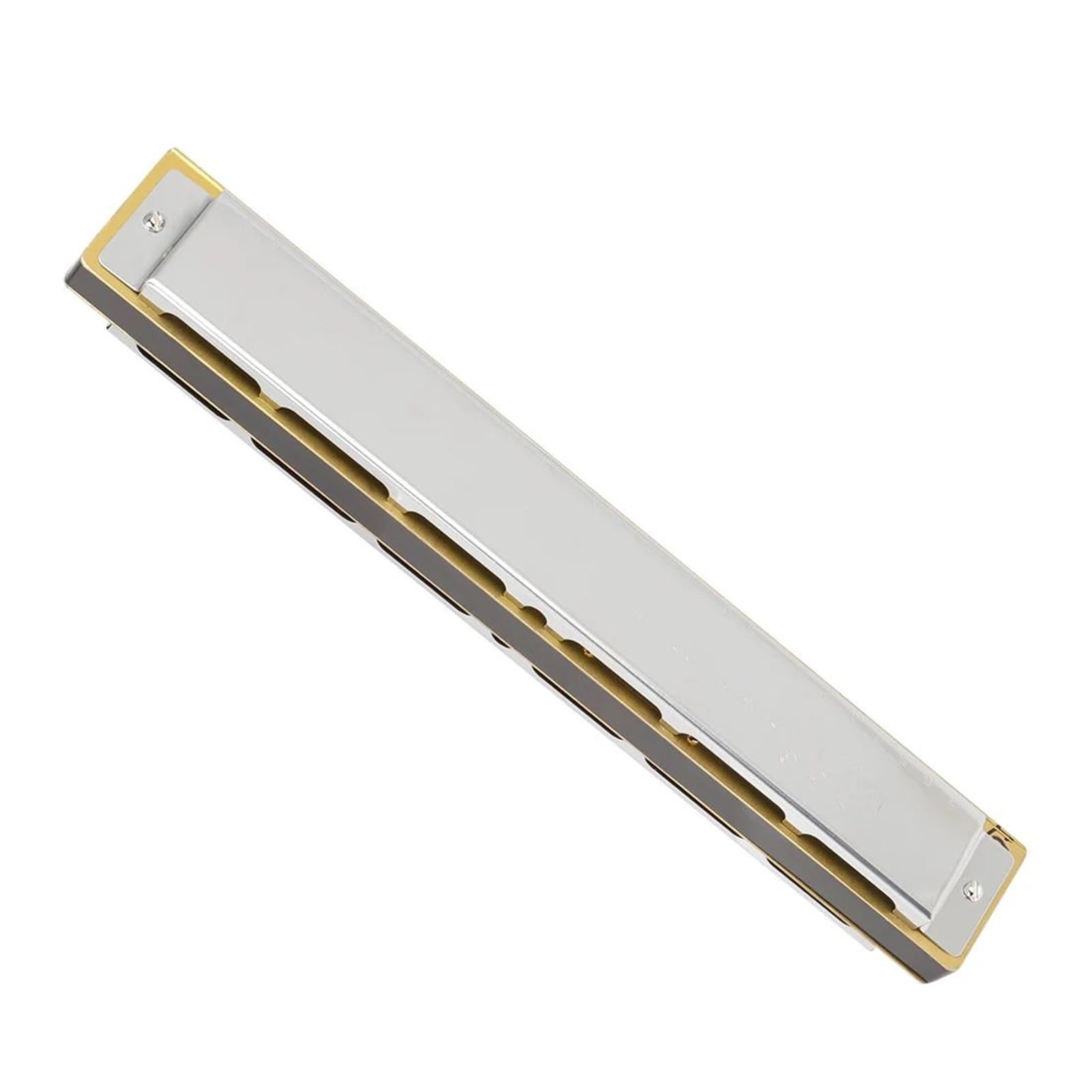 Armonica Armonica A Bocca Portatile Professionale Polifonica A 28 Fori Con Chiave In Do Strumento A Fiato In Metallo Semplice