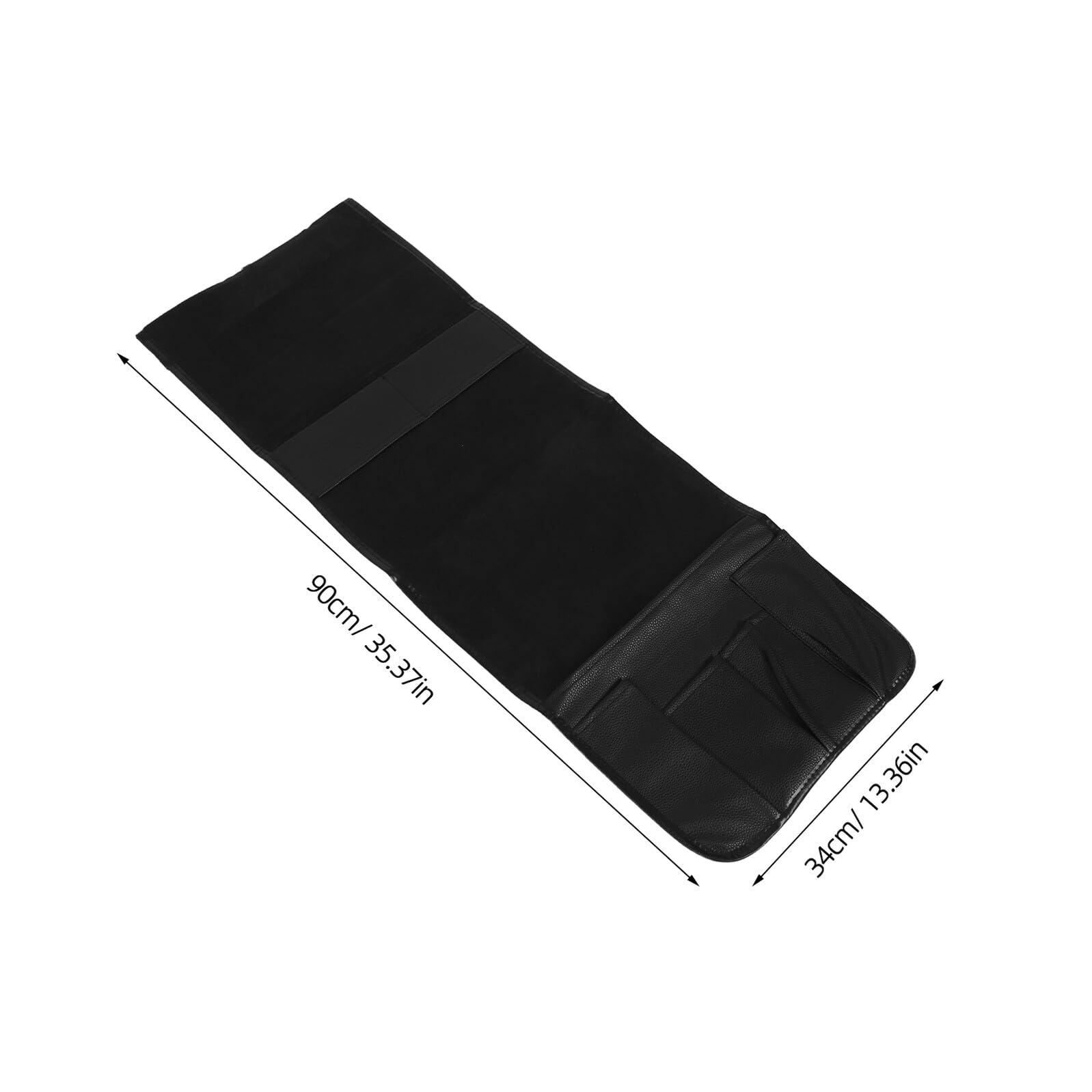 SUPVOX Organizer Portaoggetti Antiscivolo per Bracciolo Poltrona in Pelle Pu con 5 Tasche Imbottite per Tablet, Riviste e Telecomando, Custodia Morbida per Divano Reclinabile, Accessorio