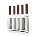 Produktbild Microplane Master Serie Reiben-Set, Walnussholzgriff, 5 Klingenformen, silber/braun, 5-teilig (1 Set)