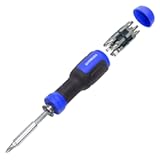 SHARDEN Multibit Screwdriver 13-in-1 Screw Driver Set Adjustable Extension Screwdriver Multitool All in One with Torx Security&comma; Flat Head&comma; Phillips&comma; Hex&comma; Square and 1&sol;4 Nut Driver