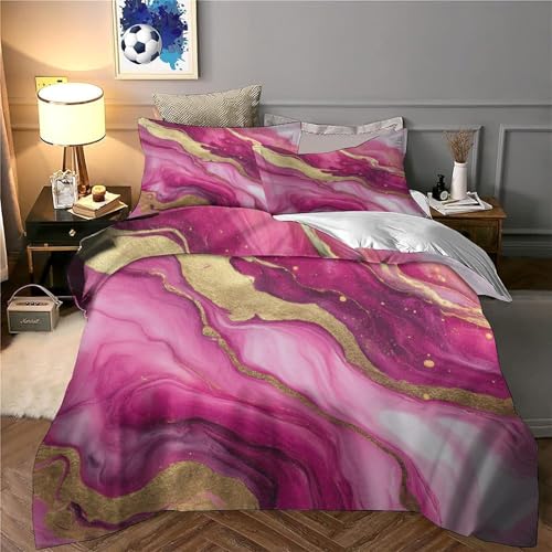 Housse de couette léopard rose parure super king 260x220 en microfibre - 6