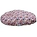 Cuscino Ovale Fashion Animals Chiwa in Twill Cane e Gatto Made In Italy (Rosa-M-75x50x17cm)