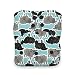Thirsties Natural One Size All in One Cloth Diaper, Snap Closure, Counting Sheep