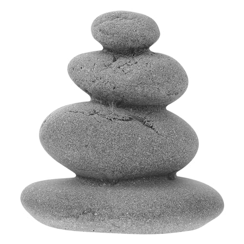 Balacoo Stone Stacked Stone Ornaments for Zen Garden Decor, Simulation Sandstone Stones Sculpture for Fish Tank Decor, Landscape Rockery Stone -  CG7UI20IY17DD4T06FOS