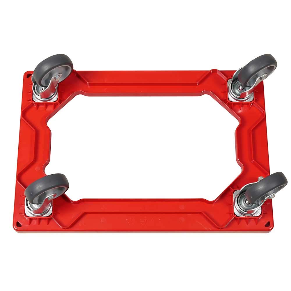 Lot de 6 trottinettes de transport pour conteneurs 600 x 400 mm, capacité de charge 250 kg, coloré