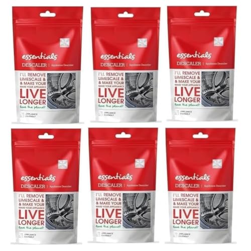 Image of Washing Machine Drum Cleaning Powder Descaling Powder For Top & Front Load compatible with IFB ESSENTIALS DESCAL Washing Machine Washing & Drum Cleaner Scale Remover (Pack of 6)