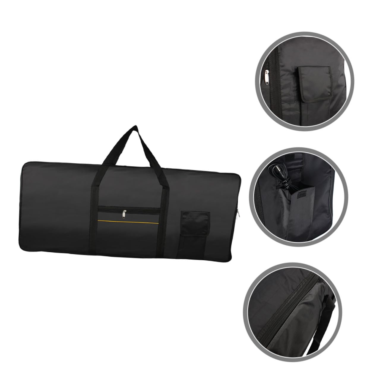 Borsa Porta Tastiera Elettronica 61 Tasti Oxford Manico Comodo per Trasporto Facile e Protezione Efficiente