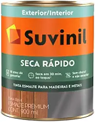 Tinta para madeiras e metais esmalte brilhante seca rapido 0.9L - Azul del rey - 53699481, Suvinil Tintas