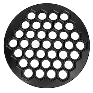 QANYEGN Pelmeni Maker 37 Löcher Ravioli Maker
