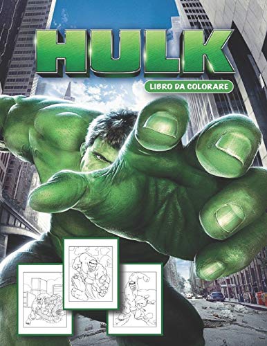 Hulk libro da colorare: Fantastico libro da colorare per bambini (3-9)
