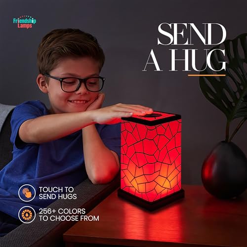 Friendship Lamps Classic Design - Best Friend Lamps Wi-Fi Touch Lamp LED Light for Long-Distance, Connection, Relationship, Friendship, Gift, Over 200 Colors, App Setup
