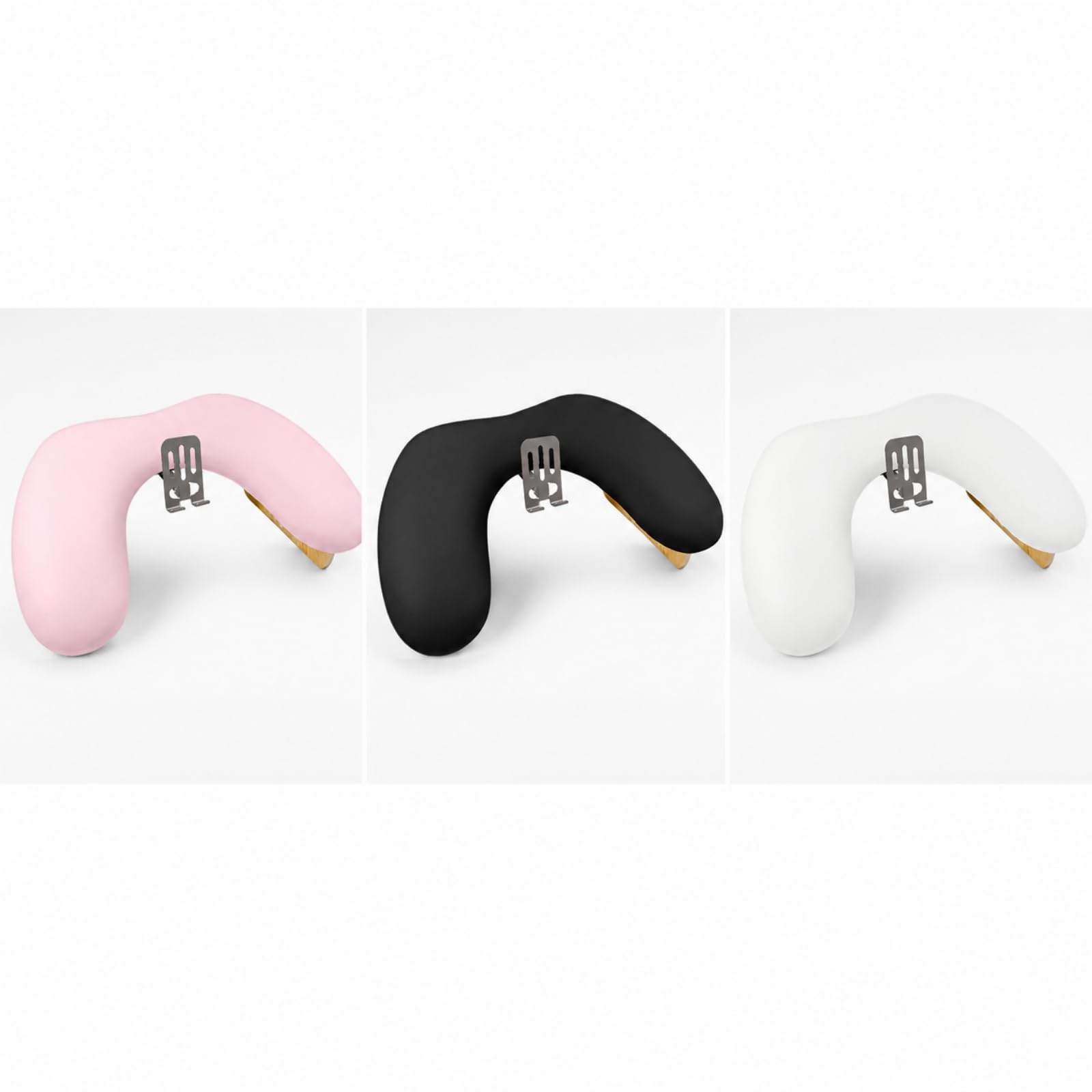Reposa con Patas smontables Ergonómico Reposa en Forma Semicircular Ligero Reposabrazos para Manicuras, Eniastas Art,