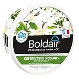 BOLDAIR - Gel destructeur d'odeur Thé Blanc Vanille - Neutralise les odeurs - parfume - Pr...