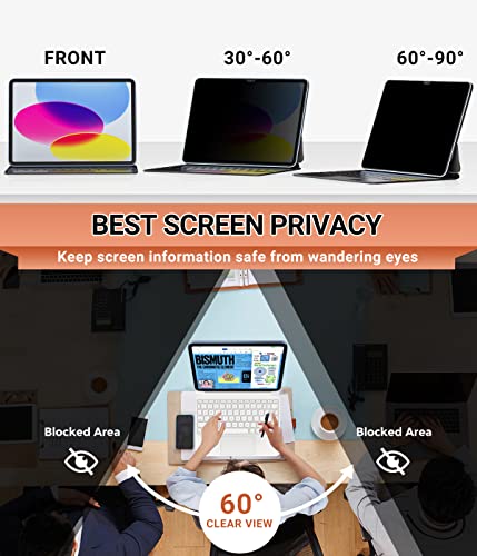 Image of FILMEXT Privacy Screen Protector for Ipad Pro 13 inch inch M5 M4(8th /7th Generation,2025 /2024) Model A3360 A3361 A3362 A2925 A2926 A3007, PET Anti Spy Blue Light Screen Filter