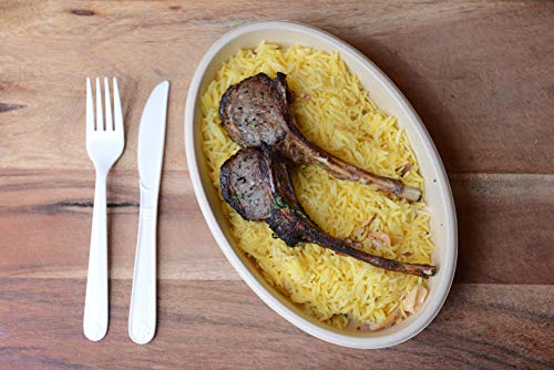 Heavy Weight Plastic Knives White 4000pcs - Disposable Cutlery Knives, Recyclable, Knife - Great for Parties, Office, BBQ, Restaurants and Togo