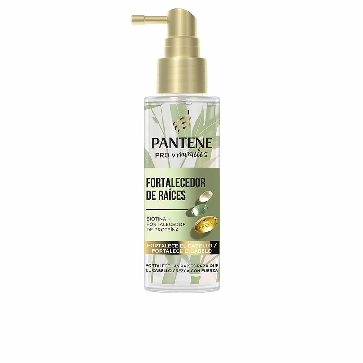 Pantene Crescita Forte Trattamento Rinforzante per le Radici 100ml. Trattamento con Biotina e Proteine. Rafforza le Radici, Fa Crescere i Capelli, Dona Volume e Forza. Per Capelli Secchi e Danneggiati