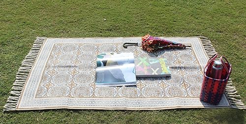 Tapis indien en coton pour sublimer un sol froid de chambre - 6