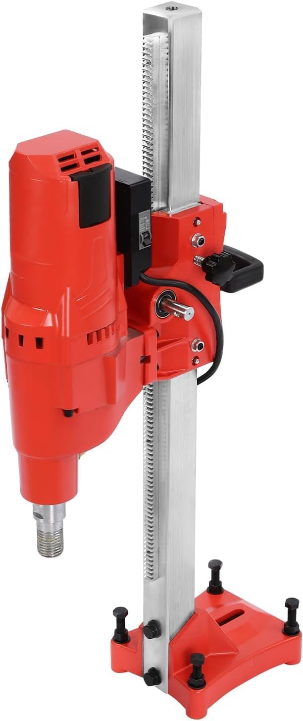 4250W 500RPM Core Drill Machine 10in Diamond Core Drilling Machine Wet Concrete Drilling Machine with Stand Vertical Diamond Coring Machine