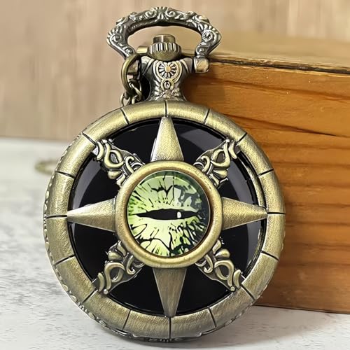 Image of Mini Obsidian Divination Mirror - Pocket Watch Case Design, Suitable for Witchcraft, Meditation, and Divination, Portable Witchcraft Tool