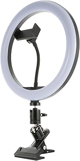 UKCOCO 1 Set 10 Inch Fill Light Laptop Ring Light Ring Light for Desk Clip on Ring Light Fill-in Light Live Broadcast Ring Light Plastic, Silicone, Abs White Desk Makeup Lamp Beauty Flash