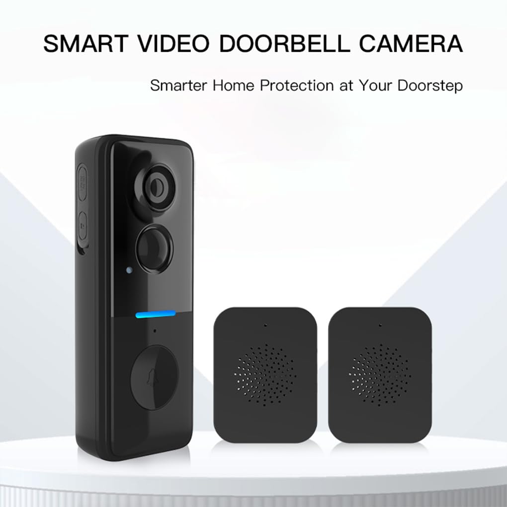 Timbre inalámbrico con cámara, Impermeable, 4G, WiFi, vídeo HD, 2,4G, batería de Larga duración, hogar Inteligente, comunicación bidireccional.