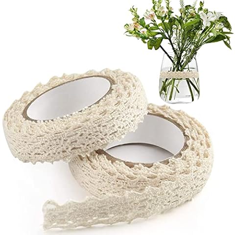 SRXWO Self Adhesive Vintage Lace Ribbons Cover